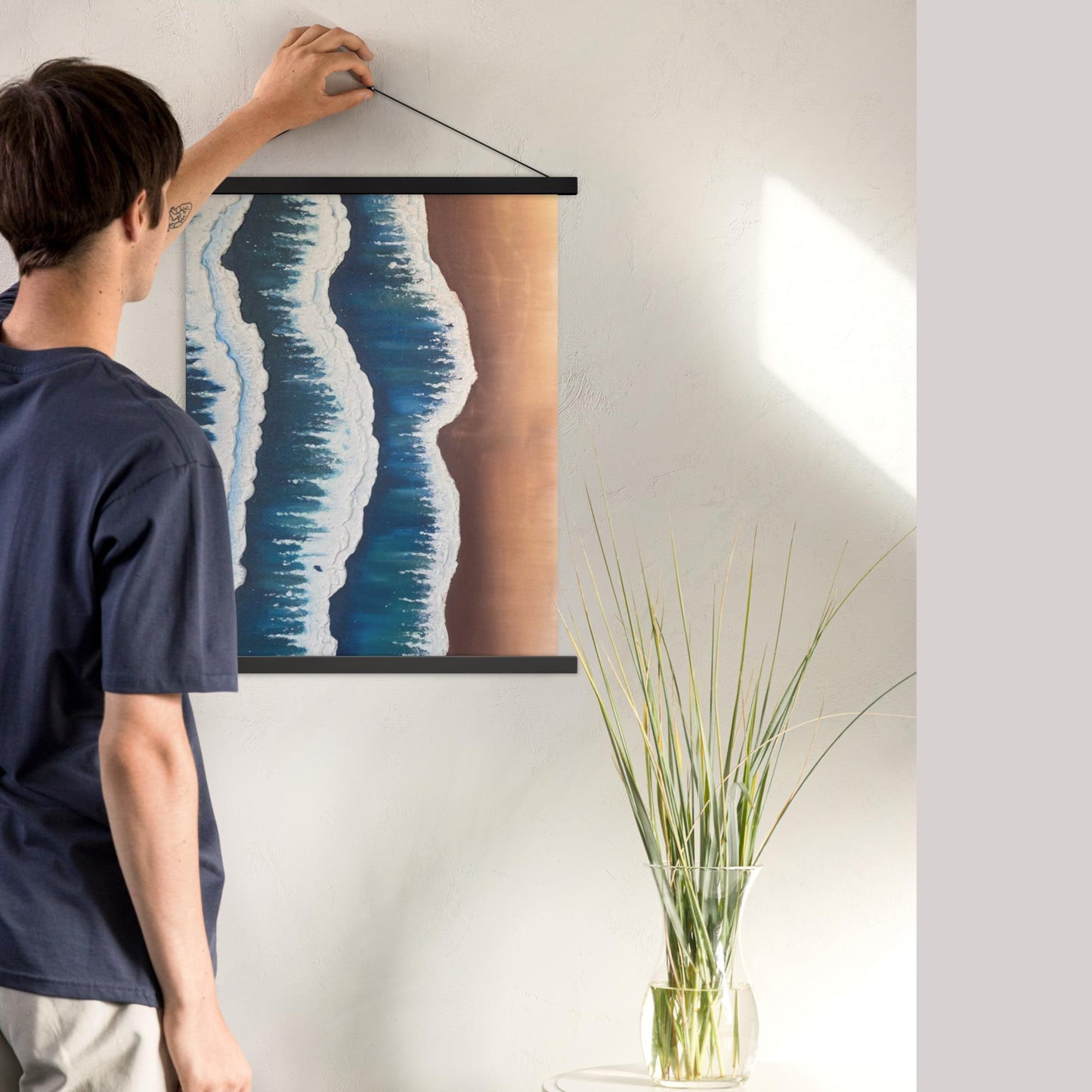 Poster with hangers - Galax-sea