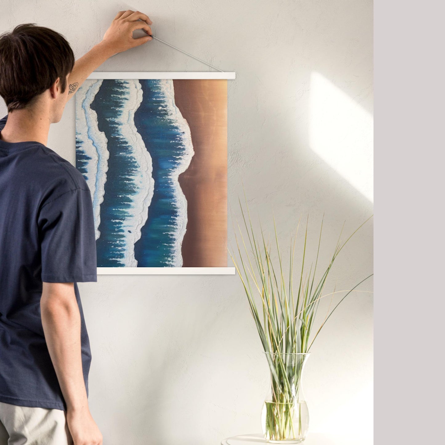 Poster with hangers - Galax-sea
