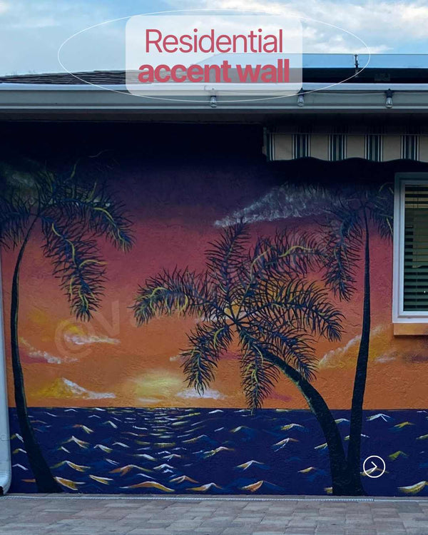 Residential Pool side wall