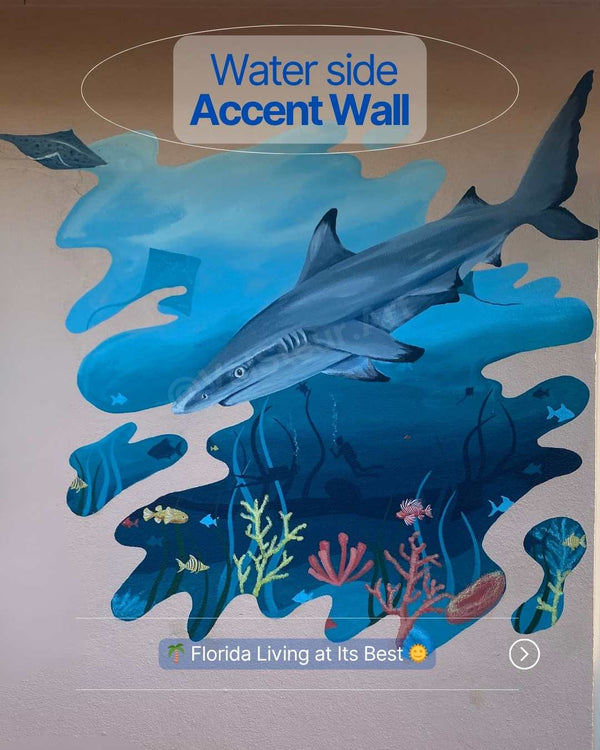 Water side accent wall