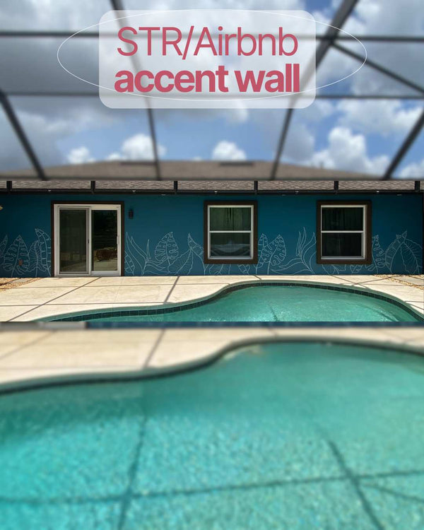 STR accent pool wall