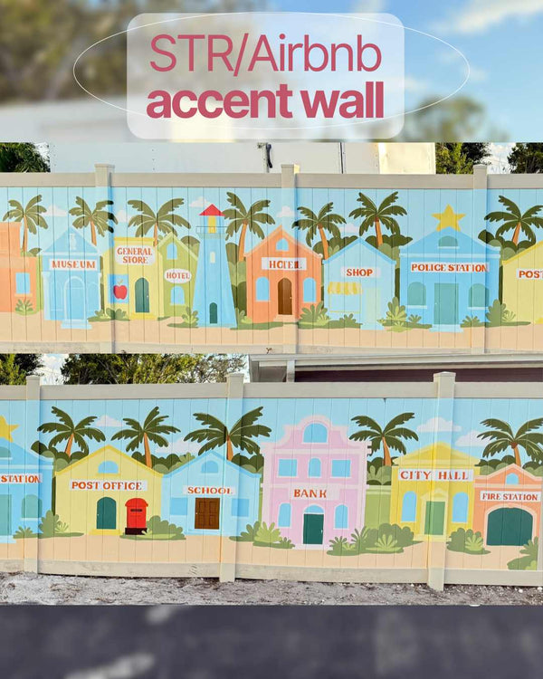 Kids city by playground